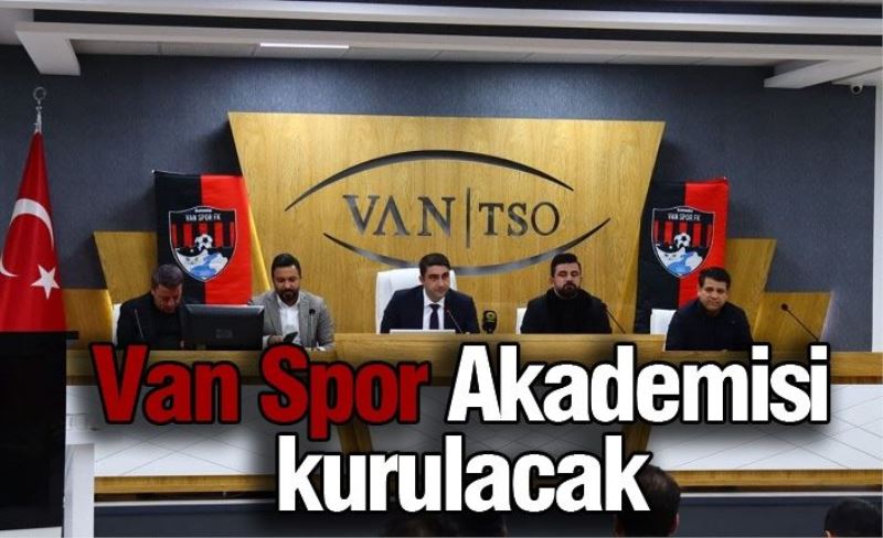 Van Spor Akademisi kurulacak