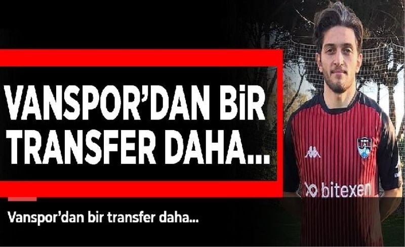 Vanspor’dan bir transfer daha…