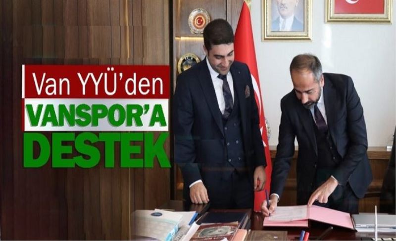 YYÜ’den Vanspor’a destek
