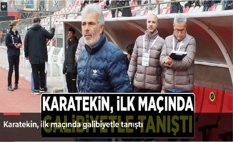 Karatekin, ilk maçında galibiyetle tanıştı