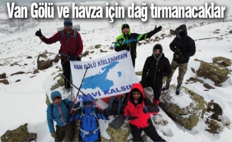 Van Gölü ve havza için dağ tırmanacaklar