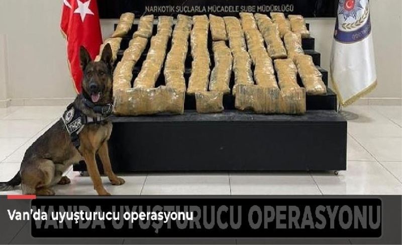 Van’da uyuşturucu operasyonu