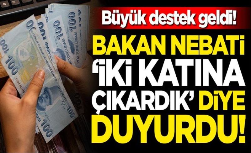 Bakan 'iki katına çıkardık' diye duyurdu! Ucuz gıda için üreticiye, çiftçiye büyük destek