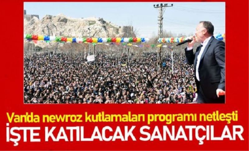 HDP'nin Van newroz programı netleşti