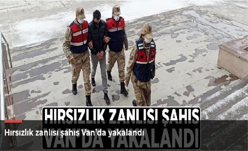 Hırsızlık zanlısı şahıs Van’da yakalandı