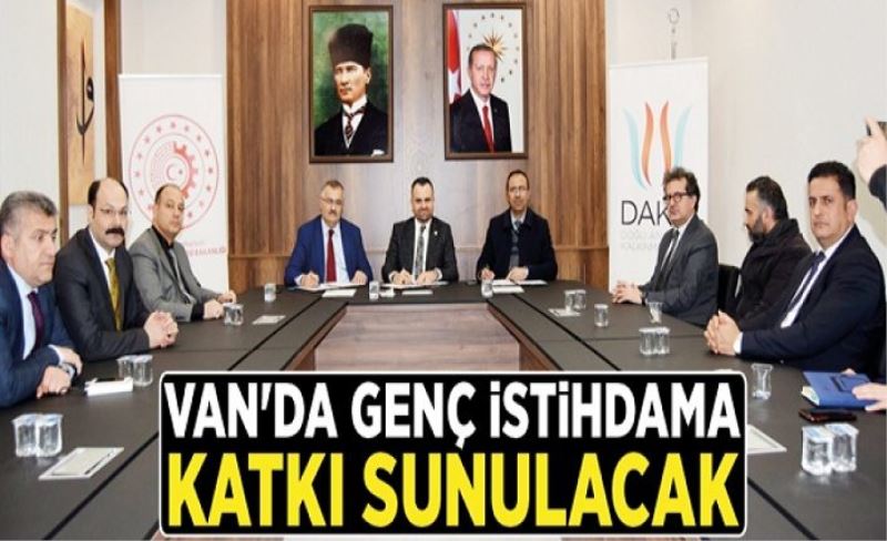 Van'da genç istihdama katkı sunulacak