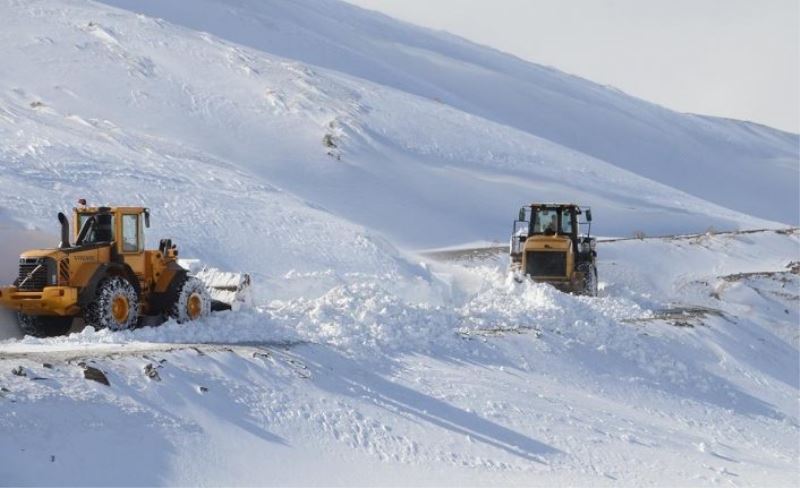 Van'da kapalı yolları ulaşıma açma çalışmaları sürüyor