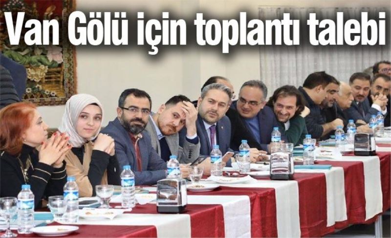 Van Gölü için toplantı talebi