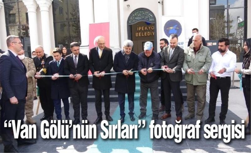 “Van Gölü’nün Sırları” fotoğraf sergisi