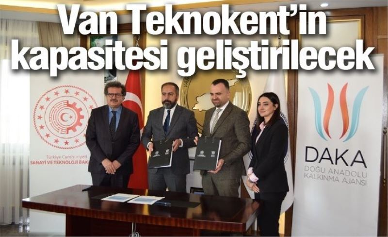 Van Teknokent’in kapasitesi DAKA desteğiyle geliştirilecek