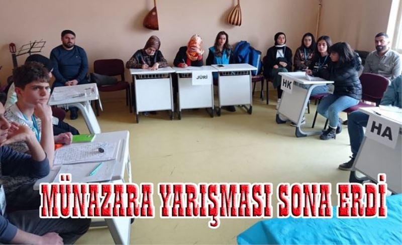 Van’da gençlik merkezleri münazara yarışması sona erdi