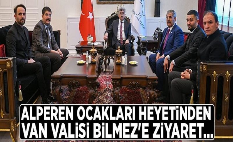 Alperen Ocakları heyetinden Van Valisi Bilmez'e ziyaret…