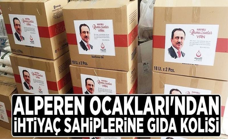 Alperen Ocakları'ndan ihtiyaç sahiplerine gıda kolisi