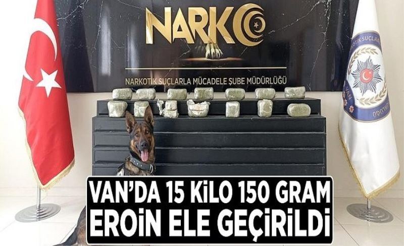 Edremit'te 15 kilo 150 gram eroin ele geçirildi