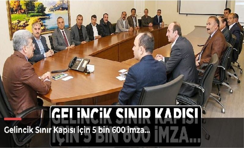 Gelincik Sınır Kapısı için 5 bin 600 imza…