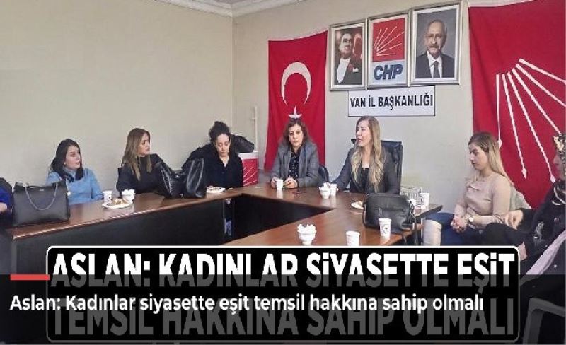 _Kadınlar siyasette eşit temsil hakkına sahip olmalı