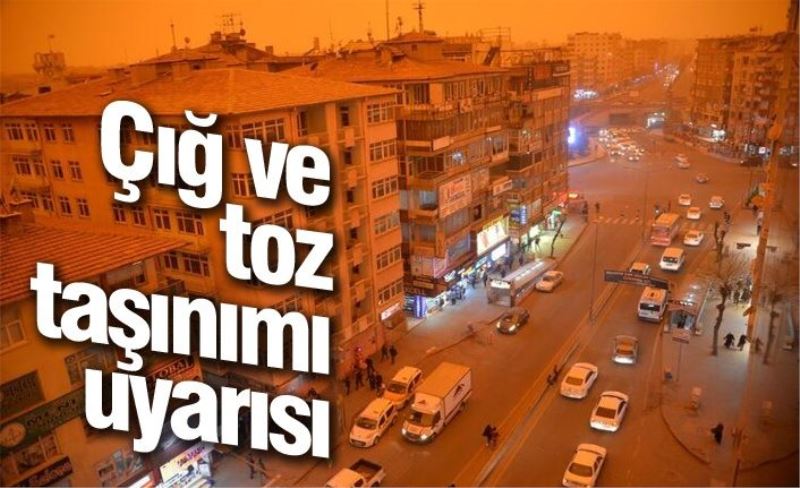 Meteorolojiden çığ ve toz taşınımı uyarısı