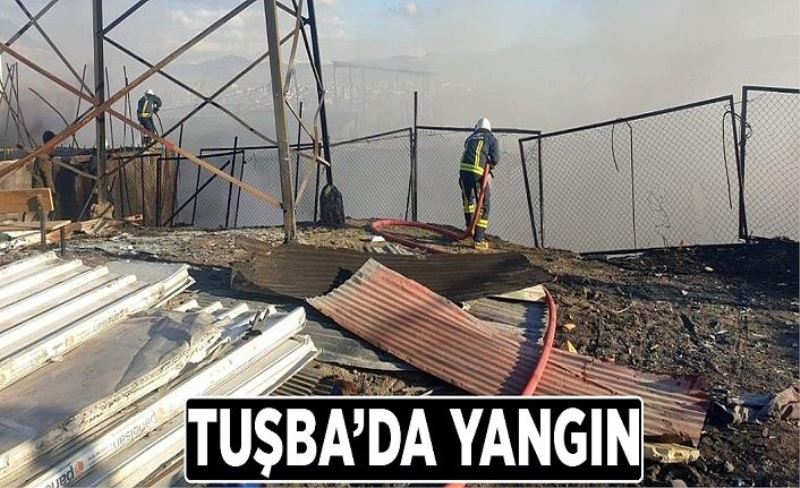 Tuşba’da yangın...