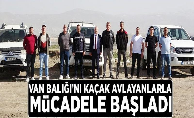 Van Balığı'nı kaçak avlayanlarla mücadele başladı