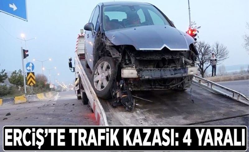 Van'da trafik kazası: 4 yaralı