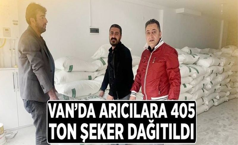 Van’da arıcılara 405 ton şeker dağıtıldı