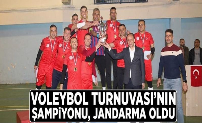 Voleybol Turnuvası’nın Şampiyonu, Jandarma oldu