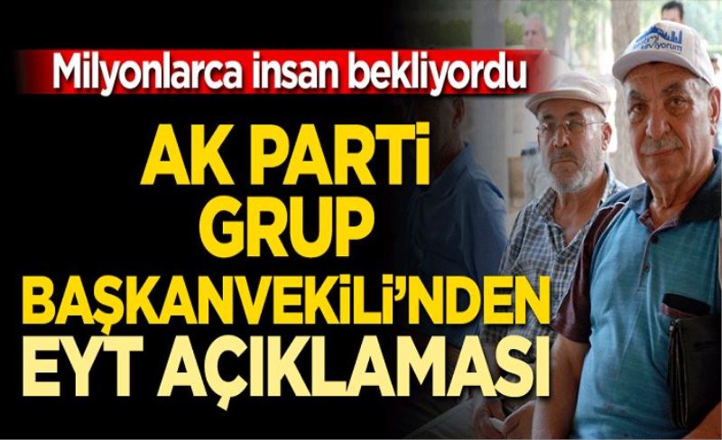 AK Parti Grup Başkanvekili Mustafa Elitaş'tan EYT düzenlenmesiyle ilgili açıklama: Hesabı iyi yapmak gerekir