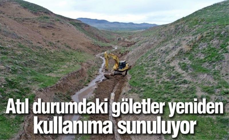 Atıl durumdaki göletler yeniden kullanıma sunuluyor