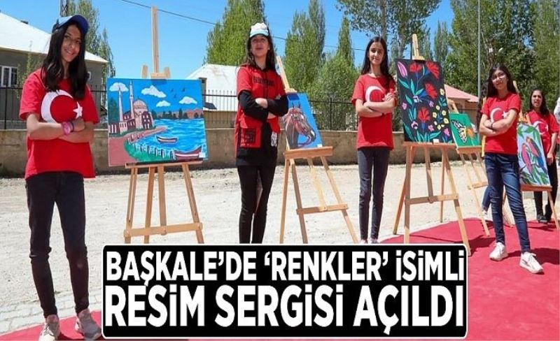 Başkale’de ‘Renkler’ isimli resim sergisi açıldı