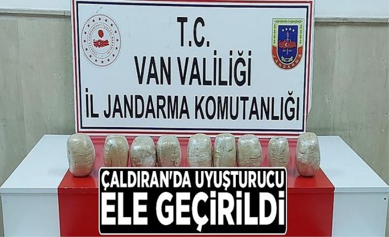 Çaldıran'da 10 kilo uyuşturucu ele geçirildi