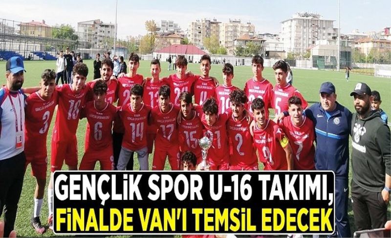 Gençlik Spor U-16 Takımı, finalde Van'ı temsil edecek