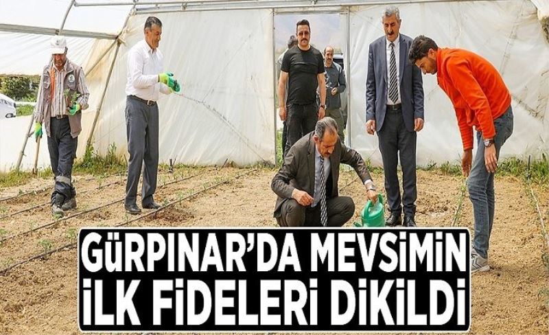 Gürpınar’da mevsimin ilk fideleri dikildi