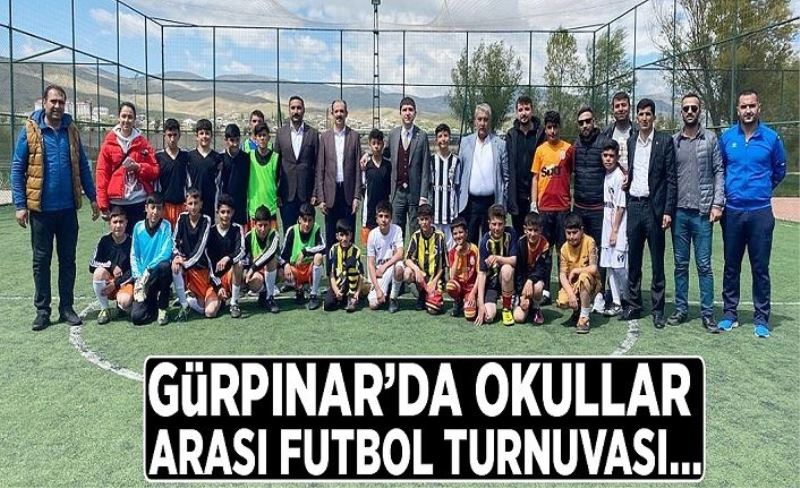 Gürpınar’da okullar arası futbol turnuvası…