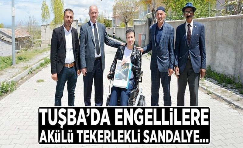 Tuşba’da engellilere akülü tekerlekli sandalye...