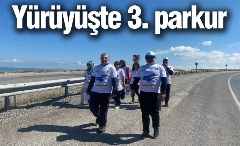 Yürüyüşte 3. parkur