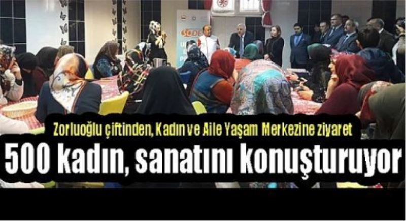 500 kadın, sanatını konuşturuyor