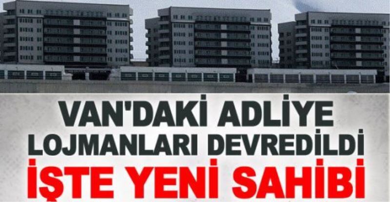 Adliye lojmanları Sağlık Müdürlüğü’ne devredildi