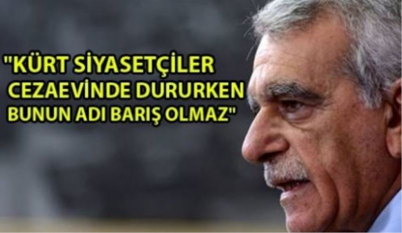Ahmet Türk: MHP ve CHP olaylardan besleniyor