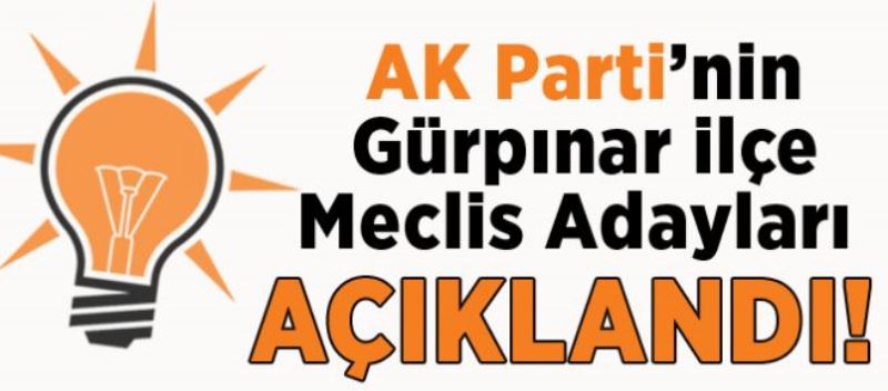 AK Parti Gürpınar Meclis Üyeleri 