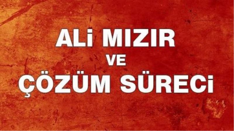 Ali Mızır ve Çözüm Süreci