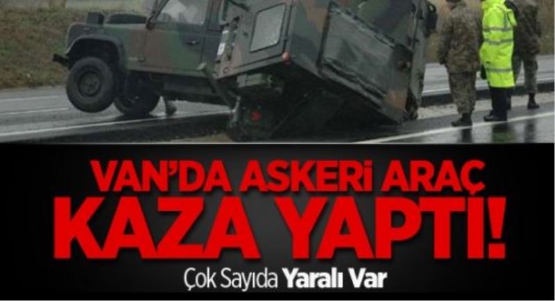 Askeri araç çukura düştü: 13 yaralı
