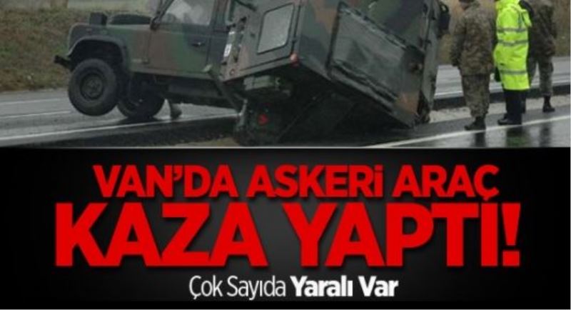 Askeri araç çukura düştü: 13 yaralı