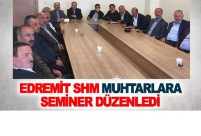 ASP’den muhtarlara yönelik seminer…