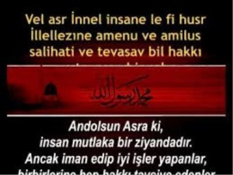 Asr suresi