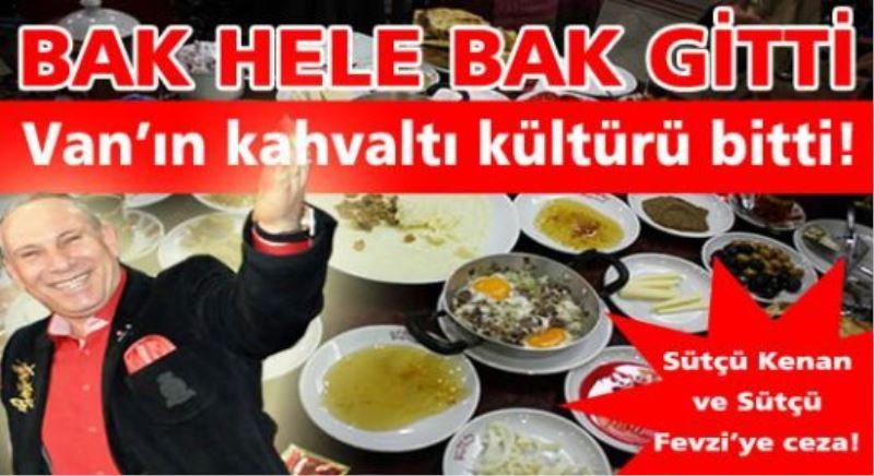 Bak hele bak gitti kahvaltı kültürü bitti!