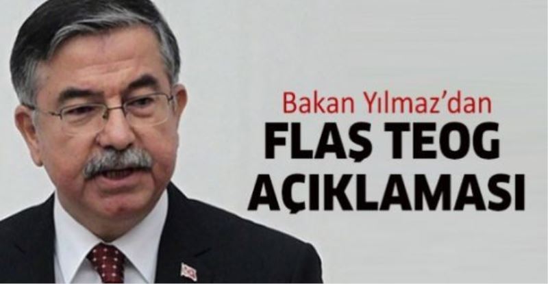 Bakan Yılmaz’dan flaş TEOG açıklaması