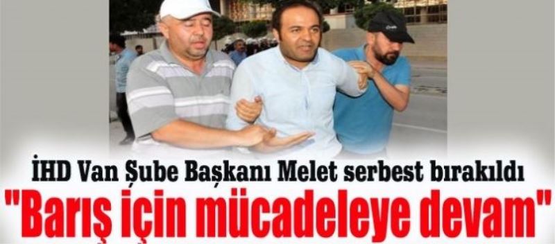 --Barış için mücadeleye devam-