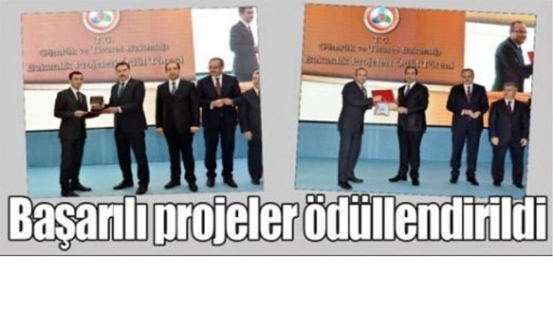 Başarılı projeler ödüllendirildi