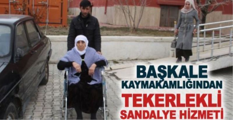 Başkale Kaymakamlığı’ndan engellilere kolaylık…