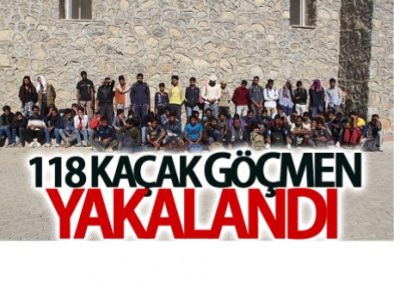 Başkale’de 118 kaçak göçmen yakalandı